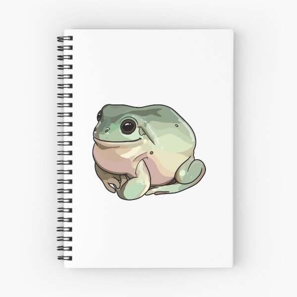 Item preview, Thick round milky frog designed and sold by flotsamm.