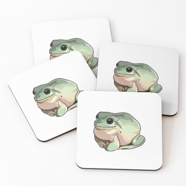 Item preview, Thick round milky frog designed and sold by flotsamm.