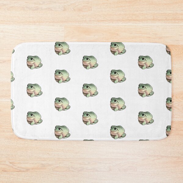 Item preview, Thick round milky frog designed and sold by flotsamm.