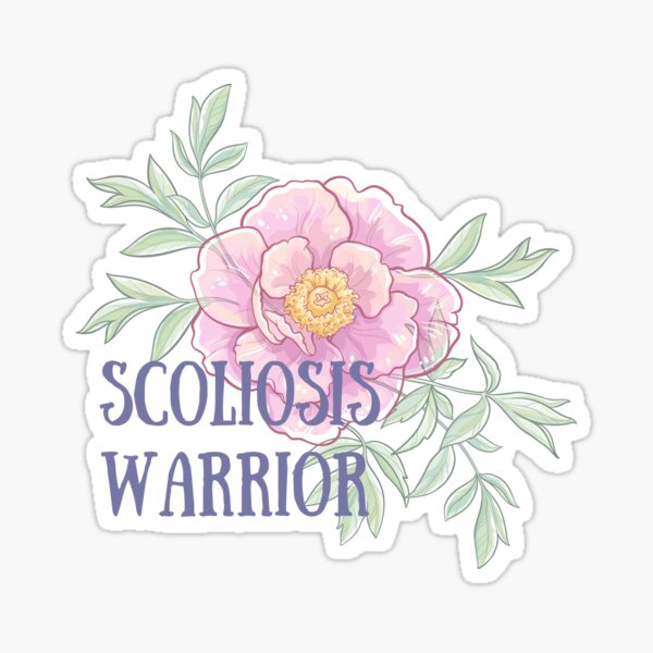Item preview, Scoliosis Warrior - Flower designed and sold by hopescoliosis.