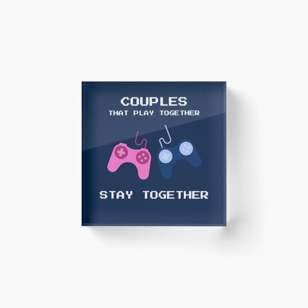Item preview, Couples that play together stay together - White letters designed and sold by HobbiesAndFun.
