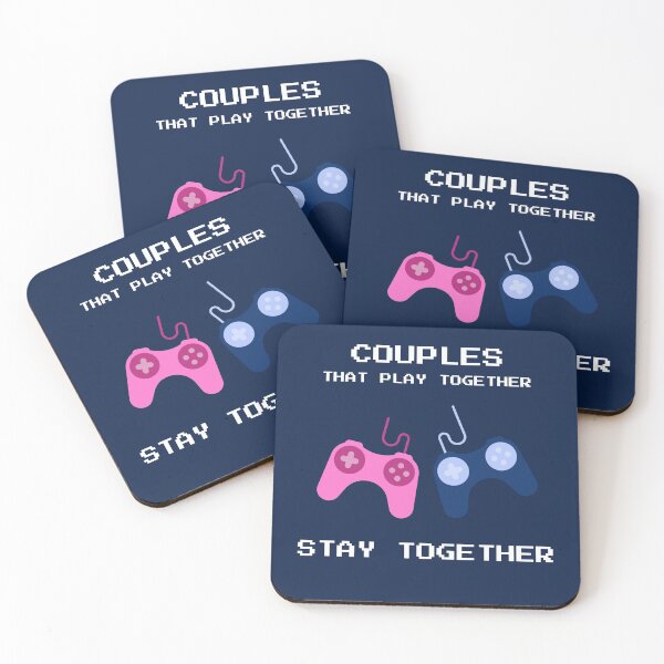Item preview, Couples that play together stay together - White letters designed and sold by HobbiesAndFun.