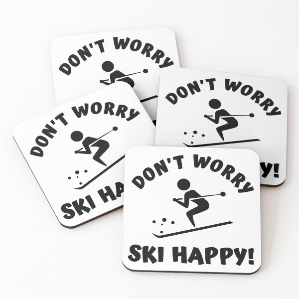 Item preview, Don't worry ski happy designed and sold by TheGreenGoat.