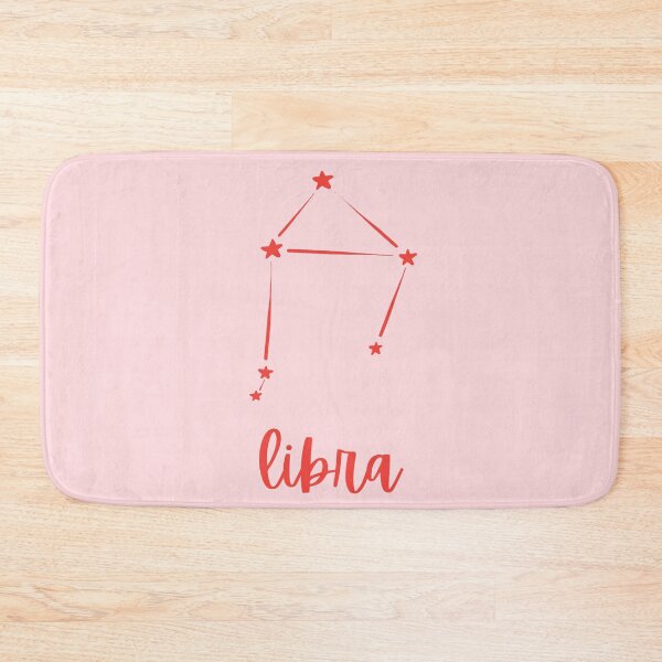 Item preview, minimalist libra constellation in red and pink designed and sold by neopop.