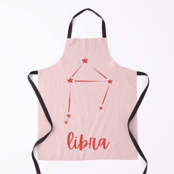 Item preview, minimalist libra constellation in red and pink designed and sold by neopop.