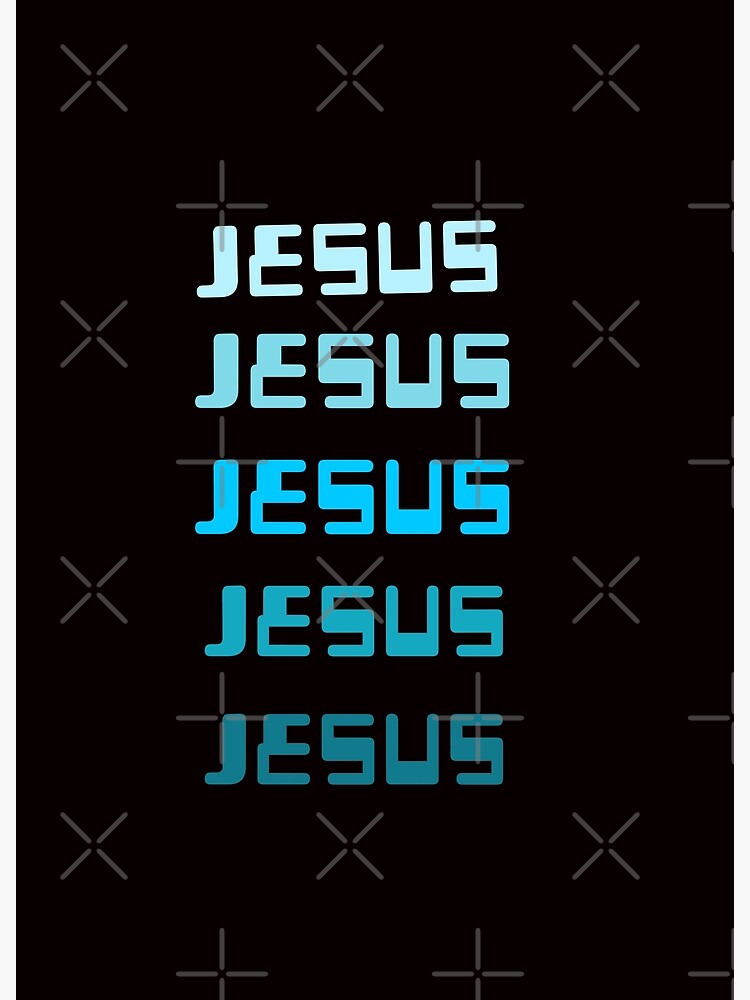 pick up your cross and follow jesus poster by bubbacool redbubble