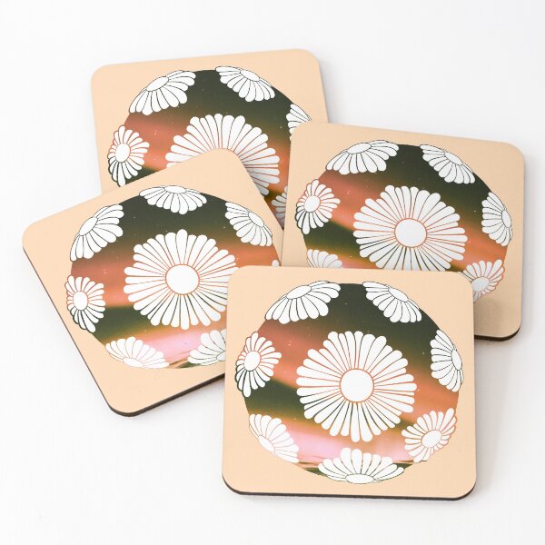 Item preview, Orange Aurora Hippie Vibes Daisy Globe designed and sold by everything4eva.