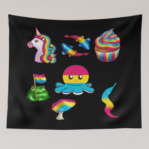 Item preview, Pansexual Sticker Pack designed and sold by You-Are-Valid.