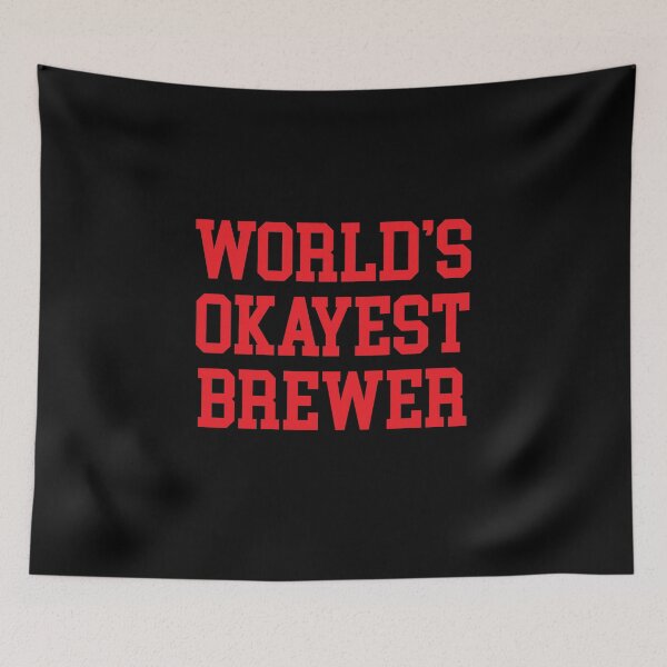 Item preview, World's Okayest Brewer designed and sold by Craftaholic.