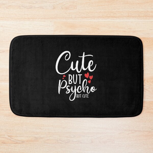 Item preview, Cute But Psyco But Cute Design Girly Red hearts  designed and sold by MissRodra.