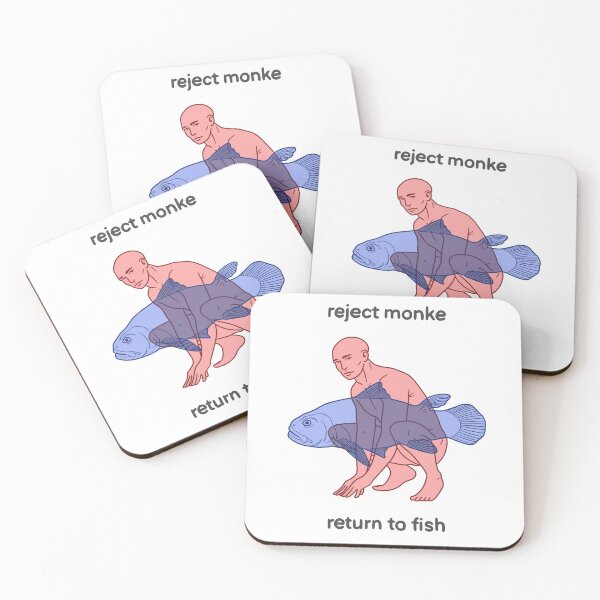 Item preview, Reject monke return to fish designed and sold by flotsamm.