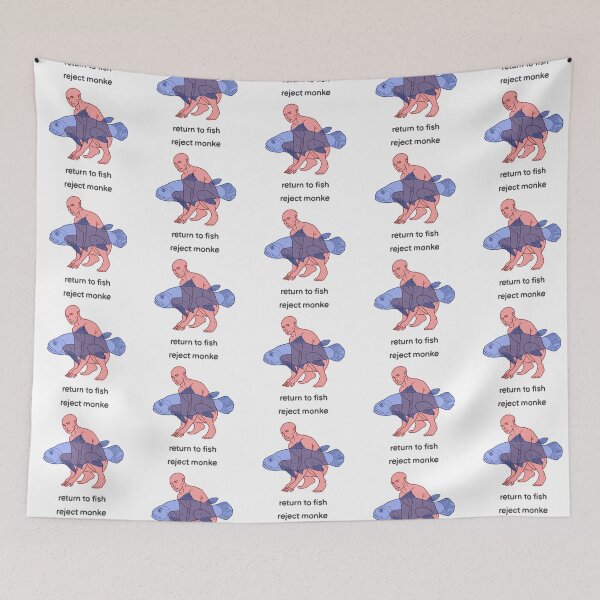 Item preview, Reject monke return to fish designed and sold by flotsamm.
