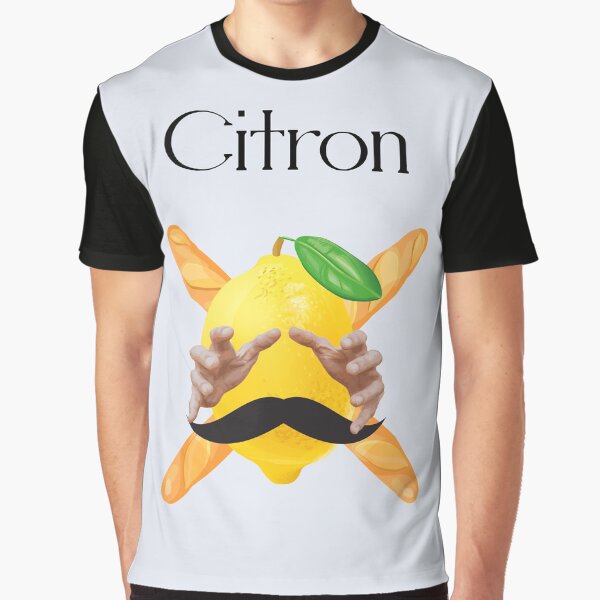 French Lemon "Citron" Graphic T-Shirt