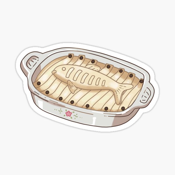 Item preview, Kikis Lieferservice Hering Pie (rosa Hintergrund) designed and sold by Jazmakes.