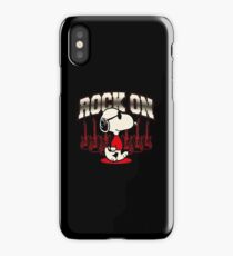 Snoopy Rock iPhone Case