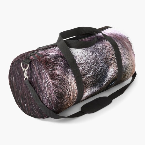 Item preview, Bornean orangutan closeup shot on face and big eyes in a zoo designed and sold by Artsy Boulevard.