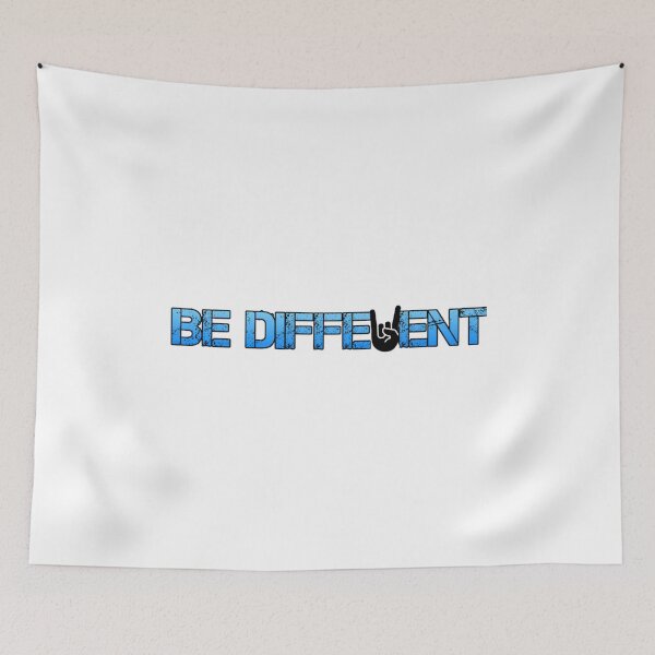 Item preview, Retro Be Different Stay Metal Men Women designed and sold by RhodaMetalAnime.