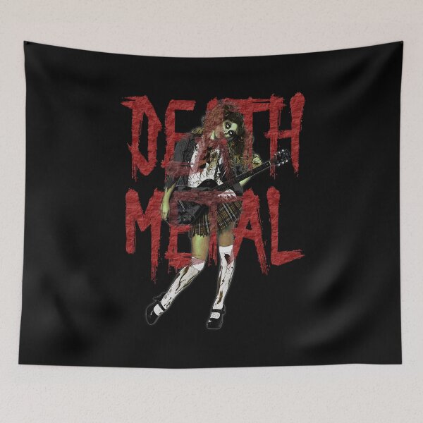Item preview, Vintage Graphic Death Metal Zombie Men Women designed and sold by RhodaMetalAnime.