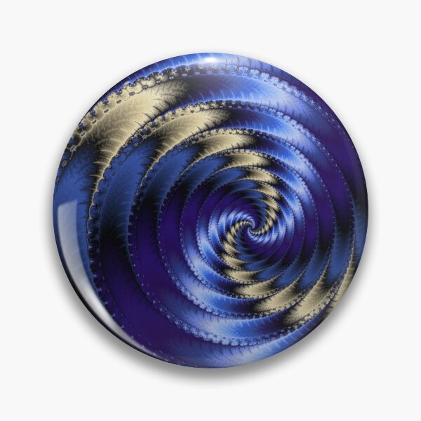 Item preview, Blue And Grey Spiral Fractal designed and sold by MurphyMorganGifts.
