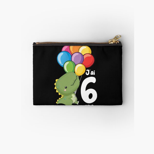 Aperçu de l'œuvre Enfants Sixième Anniversaire Dinosaure J'ai 6 Ans Cadeau créée et vendue par Lenny Stahl.