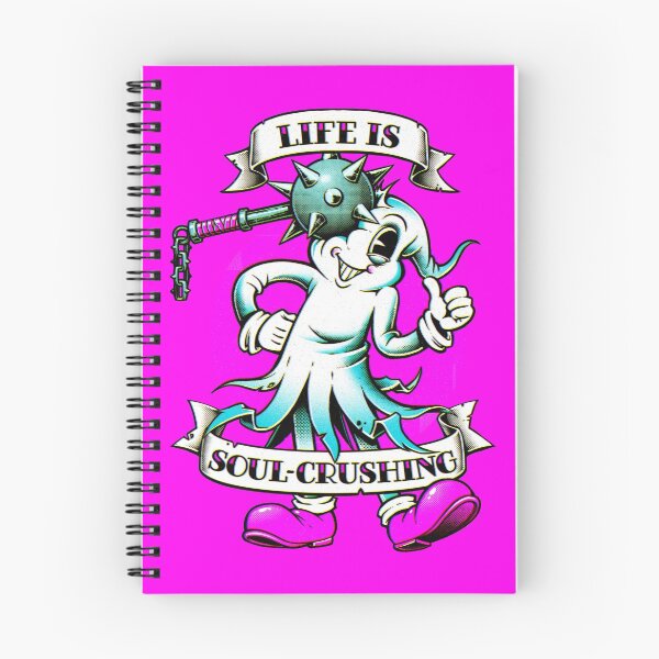 Item preview, Life is Soul-Crushing Ghost Cartoon designed and sold by andremuller.