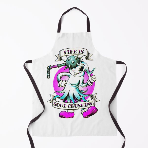 Item preview, Life is Soul-Crushing Ghost Cartoon designed and sold by andremuller.