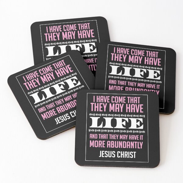 Item preview, Bible Verse - I have come that they may have life designed and sold by Sunnyhova.