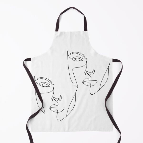 Item preview, Faces line art designed and sold by OneLinePrint.
