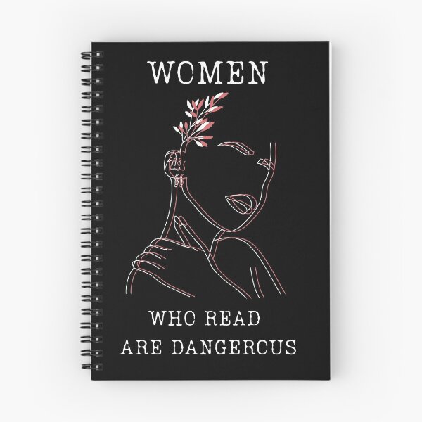 Item preview, "Women who read, are dangerous." designed and sold by BookberryGarden.