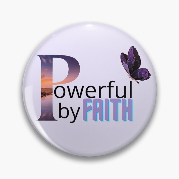 Item preview, Powerful by faith with the butterfly designed and sold by fsultesart.