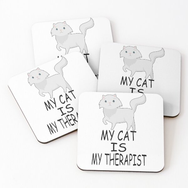 Item preview, My Cat is my Therapist designed and sold by Han Zo.