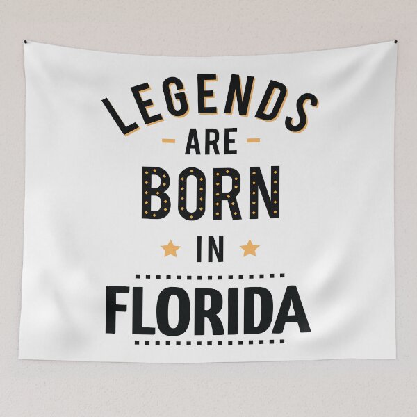 Item preview, Legends Are Born In Florida designed and sold by ProjectX23.