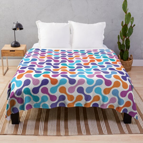 Item preview, Purple Blue Orange Multicolour Metaball Pattern designed and sold by Moyanana.