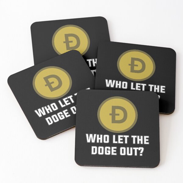 Item preview, Dogecoin Funny - Who let the Doge out? designed and sold by arendbotha.