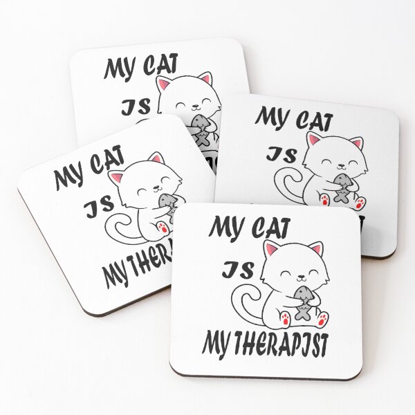 Item preview, My Cat is my Therapist designed and sold by Han Zo.
