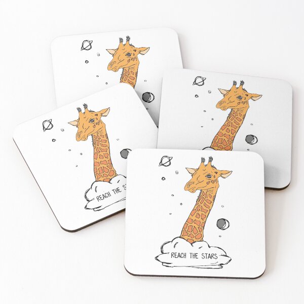 Item preview, Reach the stars giraffe designed and sold by wearelefties.