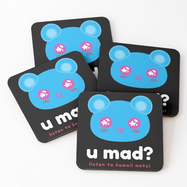 Item preview, Graphic Kawaii Metal Gift Happy Hamster designed and sold by RhodaMetalAnime.