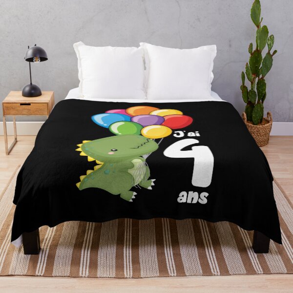 Item preview, Enfants Quatrième Anniversaire Dinosaure J'ai 4 Ans Cadeau designed and sold by Lenny Stahl.