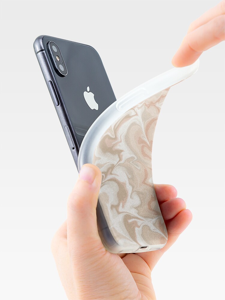 Alternative Ansicht von Marmor Muster in Natur Farben iPhone-Hülle