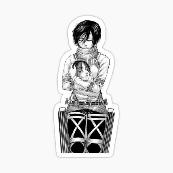 Mikasa And Eren Sticker