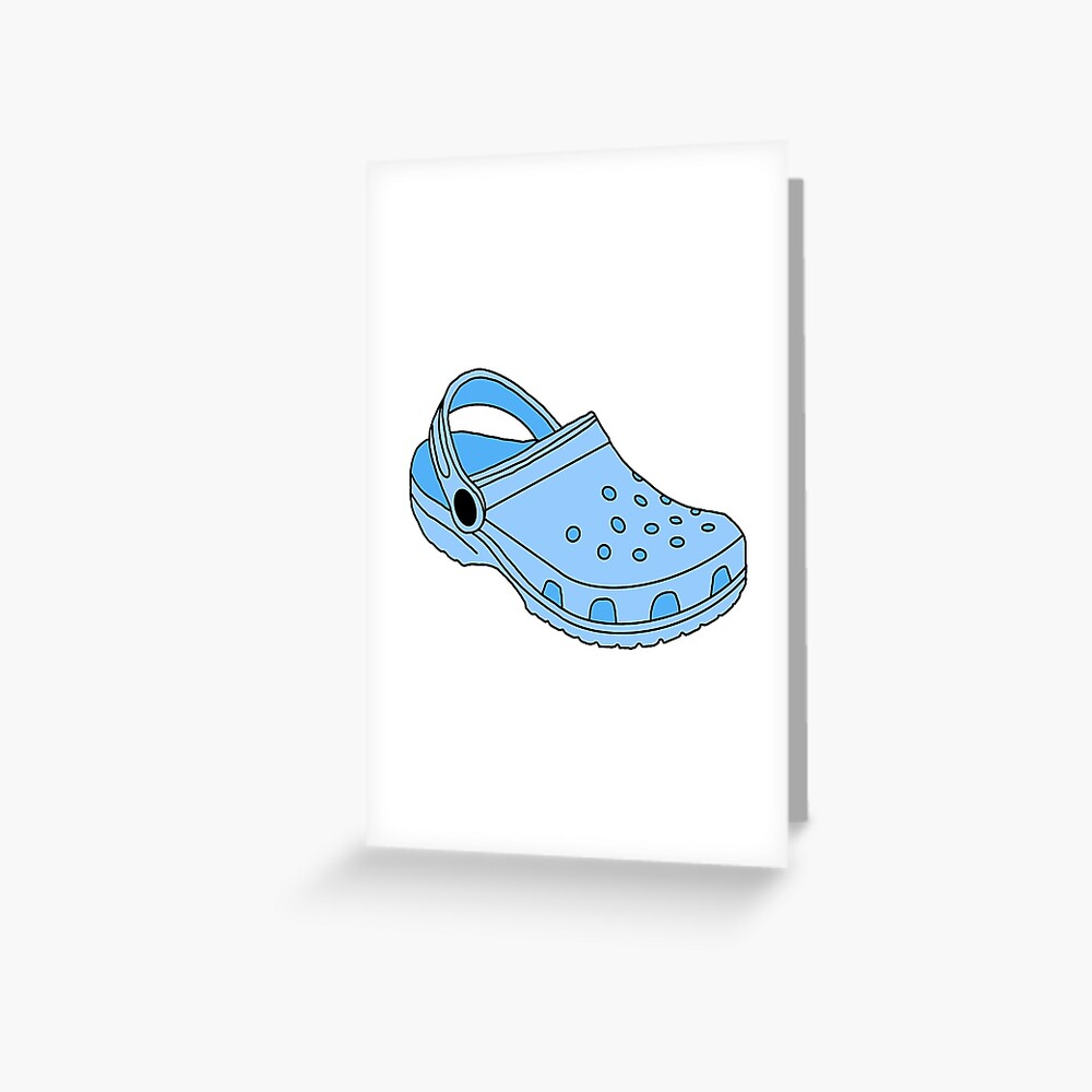 blue light card crocs