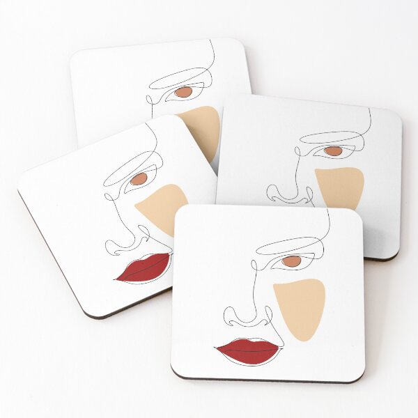 Item preview, Abstract Face Line Art  designed and sold by OneLinePrint.