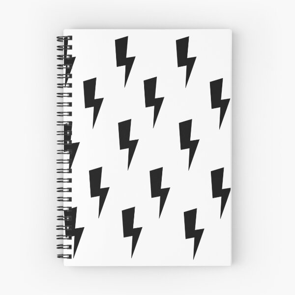 Item preview, Lightning Bolts- Black on White designed and sold by bonelessbooks.