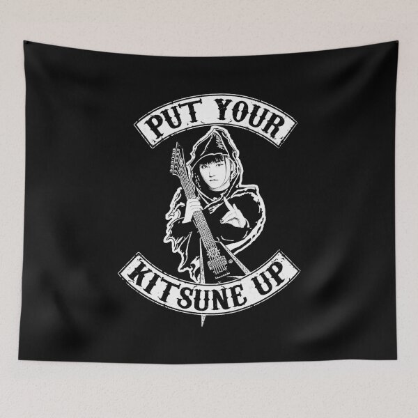 Item preview, Graphic Put Your Kitsune Up Men Women designed and sold by RhodaMetalAnime.