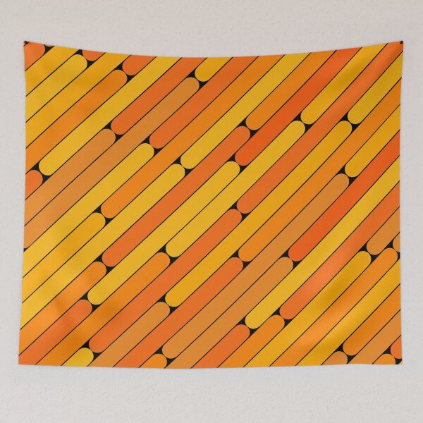 Item preview, Apricot Color Diagonal Pattern designed and sold by MagicSpread.