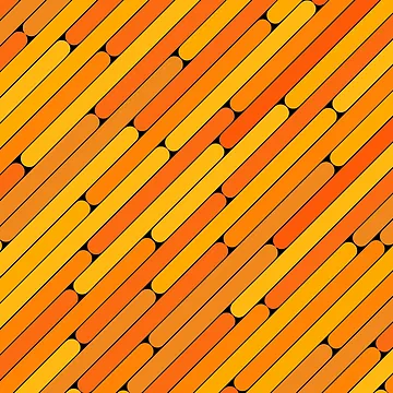 Artwork thumbnail, Apricot Color Diagonal Pattern by MagicSpread