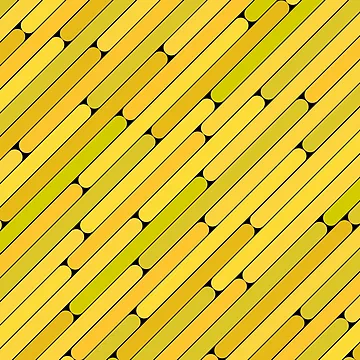 Artwork thumbnail, Banana Color Diagonal Pattern by MagicSpread