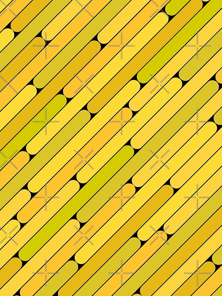 Thumbnail 3 of 3, Scarf, Banana Color Diagonal Pattern designed and sold by MagicSpread.