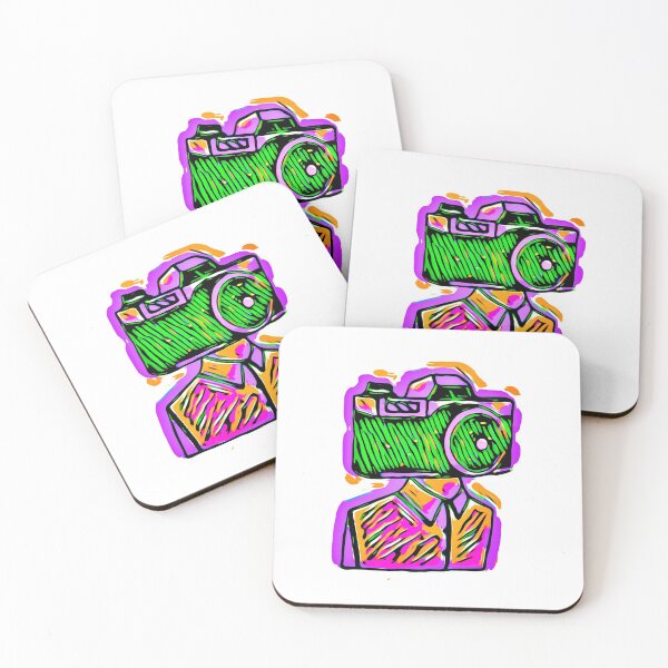 Item preview, Camera Man Orange and Purple designed and sold by Lunhai.