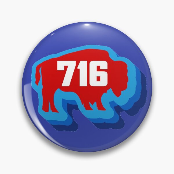 Aperçu de l'œuvre Buffalo 716 Buffalo New York WNY Rétro Vintage Buffalo NY créée et vendue par yelly123.